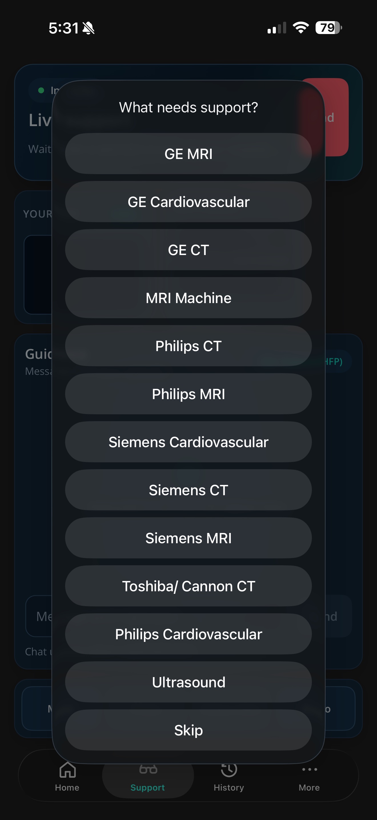 Choosing what needs support